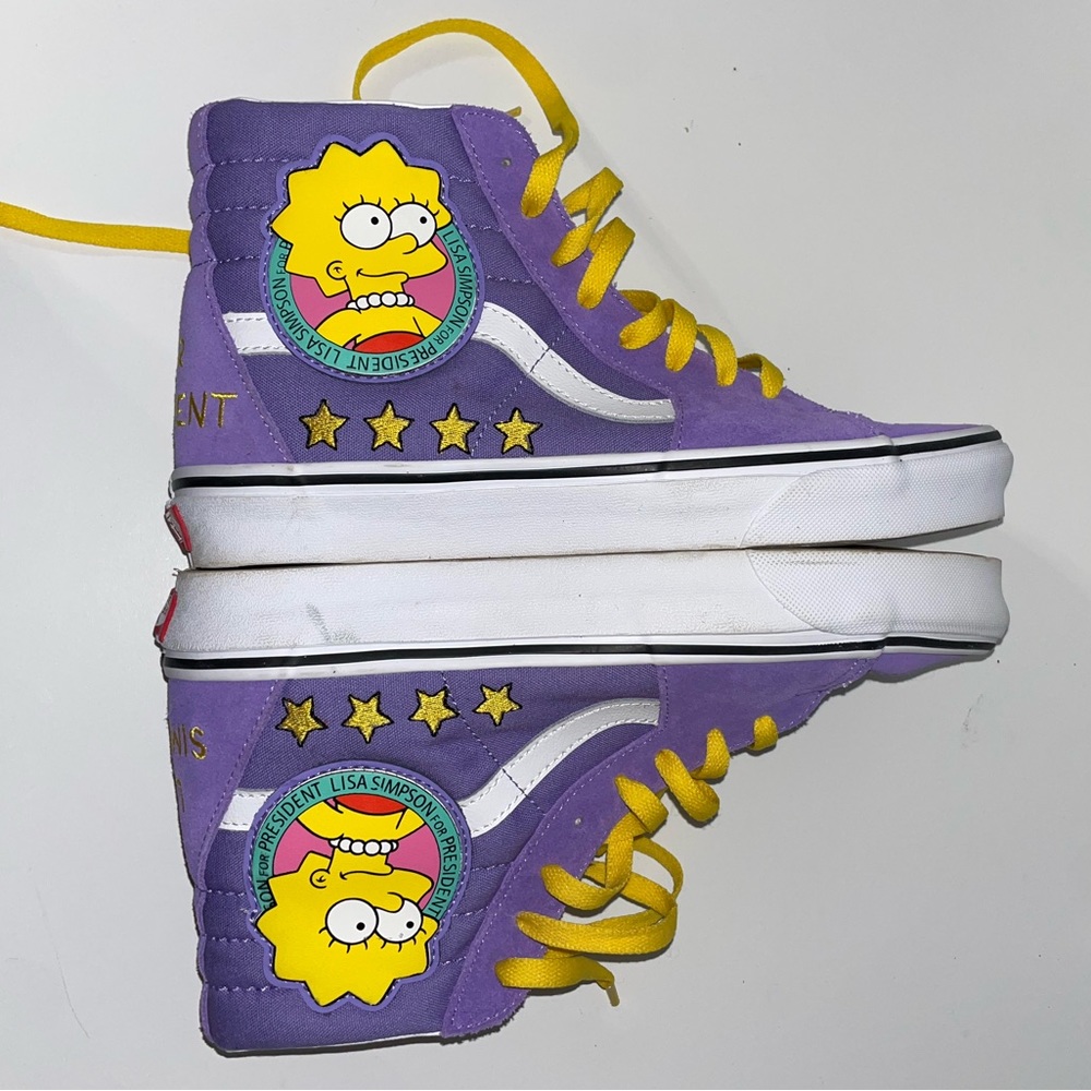 Lisa Simpson High Top Vans